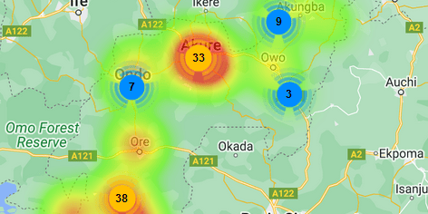 Heat Map August 20-26, 2023