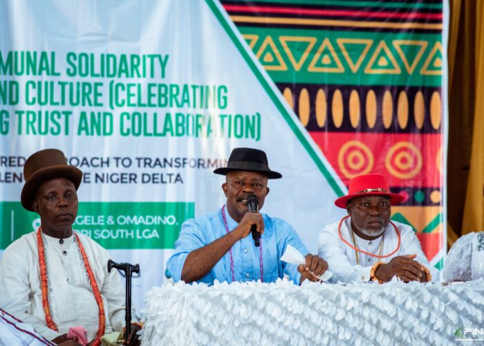 (Community leaders at the Arts and Culture event in Warri South, Delta State)