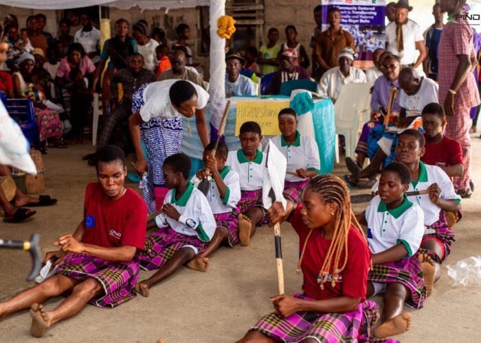 (Cultural display at the Arts and Culture event in Nembe, Bayelsa State)